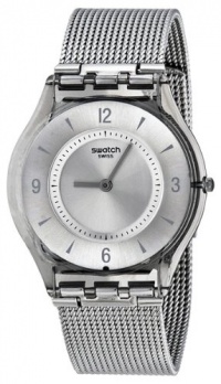 Swatch Metal Knit Quartz Resin Watch SFM118M