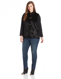 Calvin Klein Women's Plus-Size Faux Fur Vest