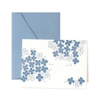 Crane & Co. Letterpress Hydrangea Notes (CF1125)