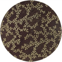 Area Rug 8x8 Round Transitional Brown Color - Surya Artist Studio Rug from RugPal