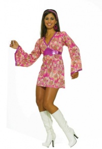 Forum 60S Revolution Go-Go Flower Power Dress