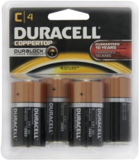 Duracell MN1400B4 C Cell 4-Count