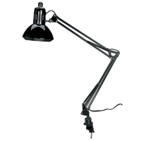 Alvin G2540-B Swing Arm Lamp, Black