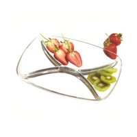 Luigi Bormioli Gallerie 4-Section Divided Tray