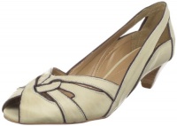 Mariana by GOLC Women's Michelle Open-Toe Pump