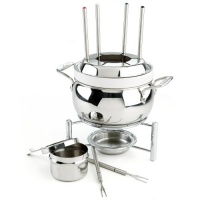 All-Clad Stainless-Steel Fondue Pot with Ceramic Insert