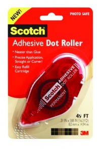 Scotch Adhesive Dot Roller, 0.31 x 49 Feet (6055)