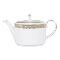 Wedgwood Vera Wang Vera Lace Gold Large Teapot