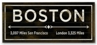 Boston 12x16 Planked Wood Sign Wall Decor Art