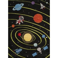 Lil Mo Whimsy Tufted Kids Rug Rug Size: Round 5'