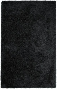 9' x 12' Rectangular Surya Area Rug WLD6003-912 Black Color Machine Made China Wilde Collection