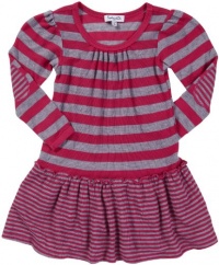 Splendid Thermal L/S Dress - Bright Geranium-2T