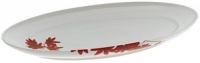 Mikasa Pure Red Fine China 14-Inch Oval Platter