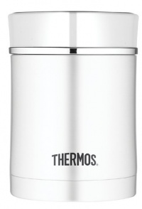 Thermos 16-Ounce Stainless Steel Food Jar, White