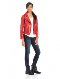 Levi's Juniors Moto Trucker Jacket, Red Sky, Small