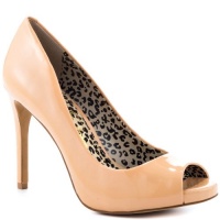 Jessica Simpson Women's SARAS Open-Toe Pump NUDE