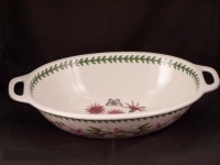 Portmeirion Botanic Garden Oval Handeled Bowl 15