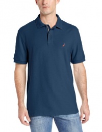 Nautica Men's Short Sleeve Solid Deck Polo Shirt