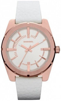 Diesel Analog White Leather Women's watch #DZ5342