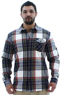 WeSC Abdon Men's Flannel Shirt Woven Button Down