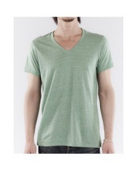 Alternative Men's Boss V-Neck Tee, Eco Green, Large