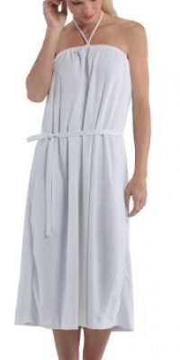 Betty Dain Terry Bare Shoulders Client Gown, White