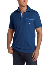 Nautica Men's Short Sleeve Performance Polo Shirt