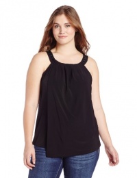 Calvin Klein Women's Plus-Size Square Sequined Top