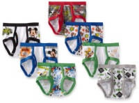 Handcraft Boys 2-7 Mickey 7 Pack Brief, Assorted, 4T