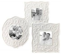 Opal Innocence Carved Small Picture Frame (Set of 3)