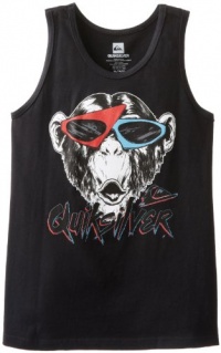 Quiksilver Boys 8-20 Monkey Biz Tank, Black, Small/10