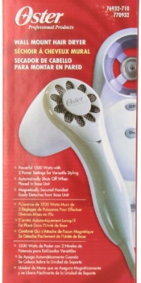 Oster Professional 76932-710 Wall Mount Hair Dryer