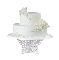 Wilton 307-854 Fancy Scrolls Cake and Cupcake Stand