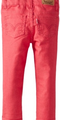 Levi's Girls 2-6X Daria Denim Legging, Strawberry, 3T