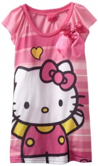 AME Sleepwear Girls 7-16 Hellow Kitty Pop 2, Multi, 6