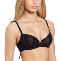 Betsey Johnson Women's Floral Tulle Unlined Demi Bra