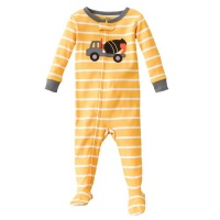 Carter's Baby Boys One Piece Cement Truck Footed Cotton Sleeper Pajamas (18 Months)