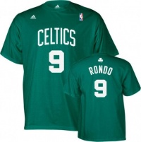 Rajon Rondo Boston Celtics Adidas NBA Player T-Shirt