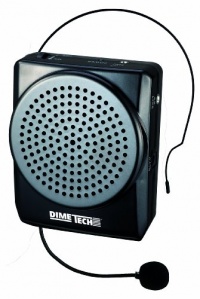 Voice Amplifier 20 Watts, Portable, for Teachers, Coaches, Tour Guides, Presentations, Costumes, Etc.