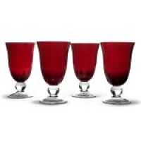 Lenox Holiday Gems Ruby All Purpose Glasses, Set of 4