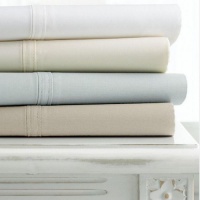 Martha Stewart 600T Cotton Queen Sheet Set Iced Aqua