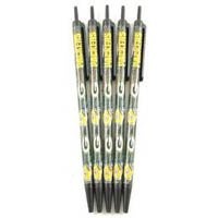 NFL Green Bay Packers Disposable Black Ink Click Pens, 5-Pack