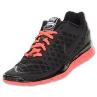 NIKE FREE TR FIT WOMENS 429785-008 (9.5, BLACK/ANTHRACITE-SOLAR RED)