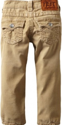 True Religion Boys 2-7 'Jack' Slim Big T Pant, Straw, 3