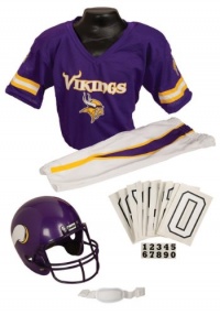 NFL Minnesota Vikings Deluxe Youth Uniform Set, Medium