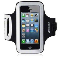 iPhone 5/5S Shocksock Reflective Sports Armband (Black)