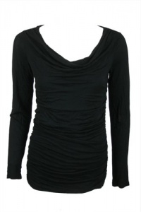 INC International Concepts Womens Long Sleeve Cowl Top