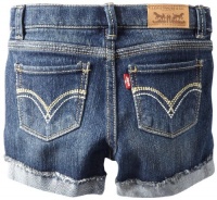 Levi's Girls 2-6x Felicity Shorty Short, Blue Drama, 6X