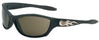 Harley-Davidson HD1001 Safety Glasses with Black Frame and Gray Tint Anti-Fog Hardcoat Lens