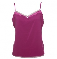 Calvin Klein Women's Naked Glamour Camisole, China Berry, Medium